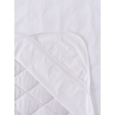 Наматрасник 90х200, махра, водонепроницаемый, с резинкой по углам, белый