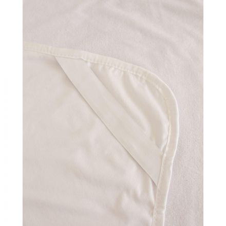 Наматрасник 90х200, махра, водонепроницаемый, с резинкой по углам, белый