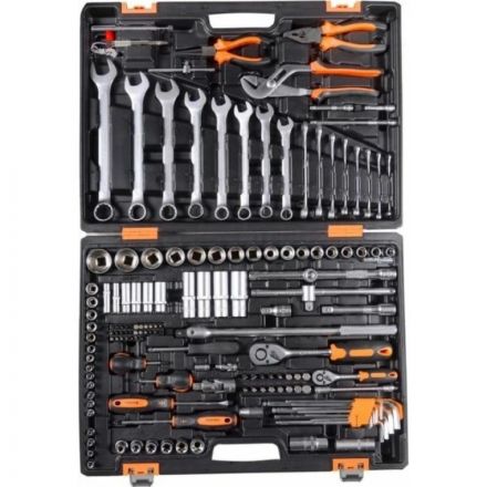 Набор инструментов , 1/2, 1/4, CrV, в кейсе 151 предм Вихрь