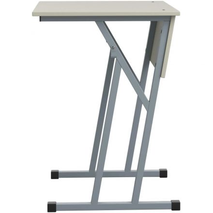 Парта MET_Комус Стол ученический 1-местный 7р.г. серый/серый