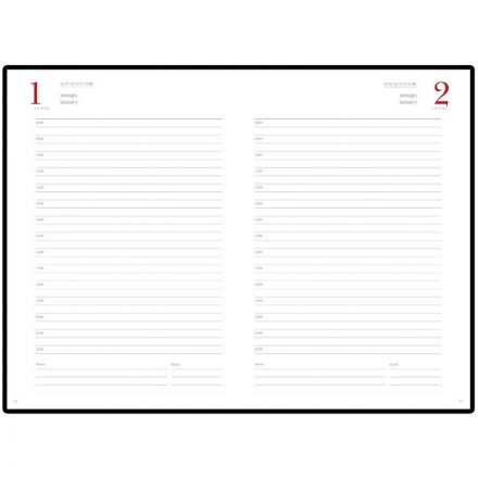 Ежедневник полудатированный А5+, 208л, BOSS черный 3-404/267 Ежедневник полудатированный А5+, 208л, BOSS черный 3-404/267