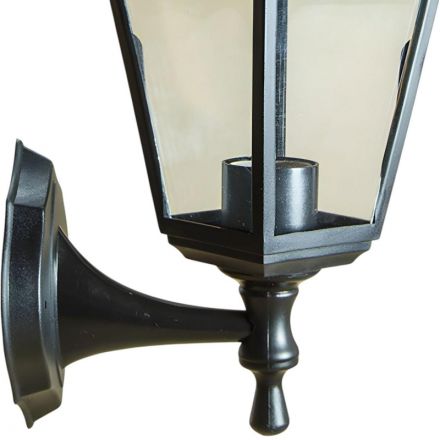 Светильник уличный НБУ 04-60-001 У1 Леда, черный/стекло, 60Вт, IP44