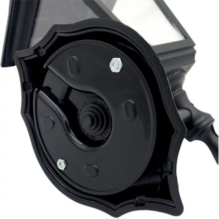 Светильник уличный НБУ 04-60-001 У1 Леда, черный/стекло, 60Вт, IP44