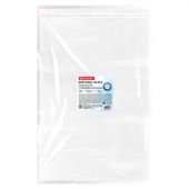 Пакеты БОПП с клеевым клапаном, КОМПЛЕКТ 100 штук, 25х35 + 4 см, 30 мкм, с усиленным швом, BRAUBERG, 700409