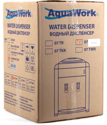 Кулер для воды Aqua Work 0.7-TDR-ST белый