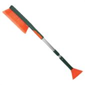 Щетка со скребком для снега телескопическая, мягкая щетина, 82-100 см, Li-Sa, LS279/2, 48334