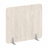 R-line Перегородки на металлических опорах на фетровых подпятниках DP.F-140-120 Денвер светлый/Серый металл 1400*18*1200