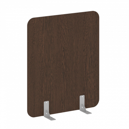 R-line Перегородки на металлических опорах на фетровых подпятниках DP.F-100-120 Венге/Серый металл 1000*18*1200