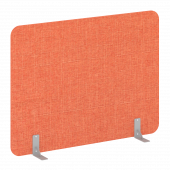 R-line soft Перегородки на металлических опорах на фетровых подпятниках AP.F-160-120 Romeo 08/Серый металл 1600*18*1200