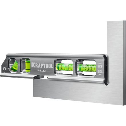 Уровень магнитный брусковый KRAFTOOL  BILLET, 8 в 1, 20 см (34790)