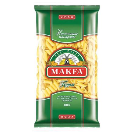 Макароны МАКФА "Перья", 400 г, 15774