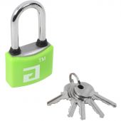 Замок навесной УЗК Аллюр ВС1Ч-364ПД (42xd=6x39) чугун зеленый(дл.дужка/5кл)