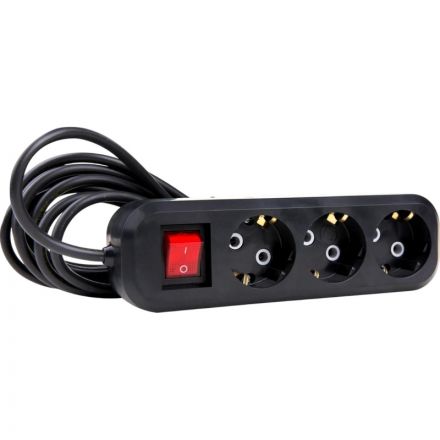 Удлинитель Атлант ПВС 3500Вт  3р/7м с выключателем(80020)