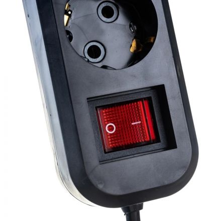 Удлинитель Атлант ПВС 3500Вт  3р/7м с выключателем(80020)