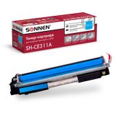 Картридж лазерный SONNEN (SH-CE311A) для HP CLJ CP1025 ВЫСШЕЕ КАЧЕСТВО, голубой, 1000 страниц, 363963