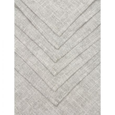 Салфетка 32х32см (к-т 6шт.), рогожка, 160г/м2, Рант серый