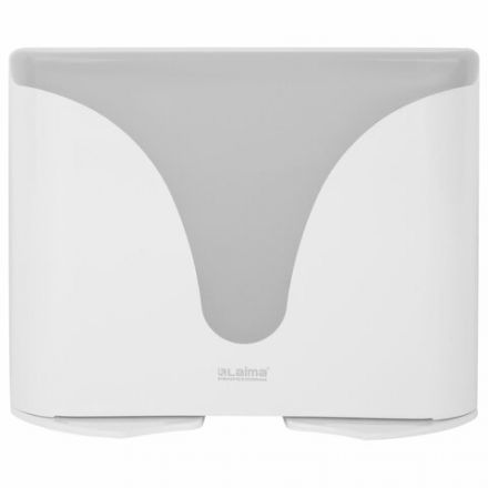 Диспенсер для полотенец EXTRA LAIMA PROFESSIONAL, (Система H2), Z-сложения, белый, ABS-пластик, 609472, 303368