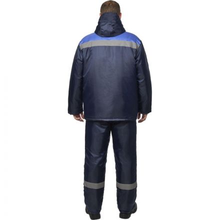 Костюм рабочий зимний муж з12-КПК с СОП син/вас оксф 52-54/182-188