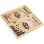 Игра Нарды деревянные 'Узор',40x40см,с полем для игры в шашки 3627310