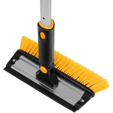 Щетка со скреб, телескоп, поворотная, водосгон Denzel 90-120см 55308