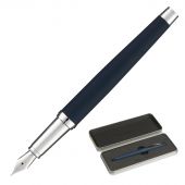 Ручка перьевая SIENNA В МЕТАЛЛ PREMIUM ФУТЛ.0,7мм,син корп син 20-0344/10