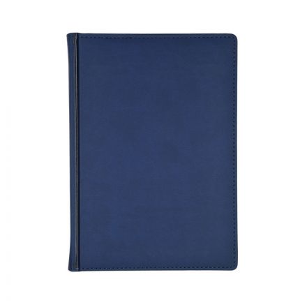 Ежедневник недатированный А5+, 136л, VELVET темно - синий  3-115/18