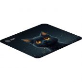Коврик для мыши Cactus Black Cat 250x200x3мм (CS-MPC-D09S)