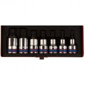 Набор  насадок 1/2,Spline,M6-M18,L=60мм, 7 предметов KING TONY