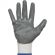 Перчатки защитные TOPFORT п/э с нитриловым покрытием белые р.8(M)