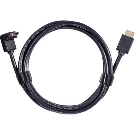 Кабель HDMI---HDMI ver 2.1 8K@60Hz угол 90град  2м, Telecom <TCG256-2M