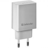 Зарядное устройство сетевое Defender EPA-10, 1*USB, 2.1А output, пакет, белый Зарядное устройство сетевое Defender EPA-10, 1*USB, 2.1А output, пакет, белый