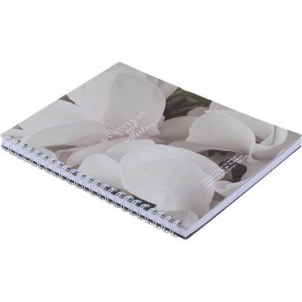 Тетрадь общая, BS, А5, 80л., точка, спираль. Botanica, цикламен N4191