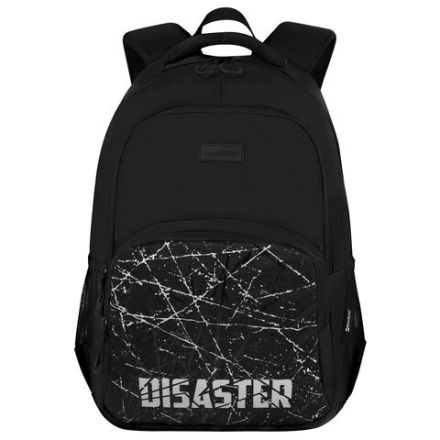 Рюкзак BRAUBERG CONCEPT универсальный, 2 отделения, светоотражающий принт, "Disaster", 45х30х18 см, 273848