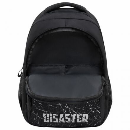 Рюкзак BRAUBERG CONCEPT универсальный, 2 отделения, светоотражающий принт, "Disaster", 45х30х18 см, 273848