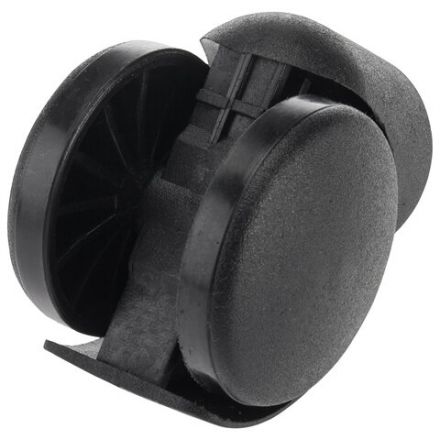 Колеса (ролики) BRABIX для кресла, пластиковые, КОМПЛЕКТ 5 шт., шток d 11 мм, черные, в коробе, 532008