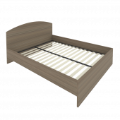 Light Кровать с ортопедическим основанием и изголовьем С-КИ-160 Вяз 1650*2050*900 Light Кровать с ортопедическим основанием и изголовьем С-КИ-160 Вяз 1650*2050*900
