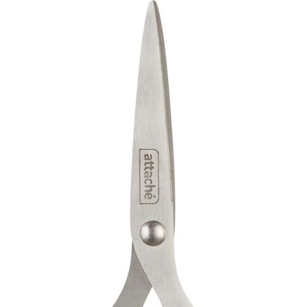 Ножницы Attache 140 мм с пластик. эллиптическими ручками,цвет черный