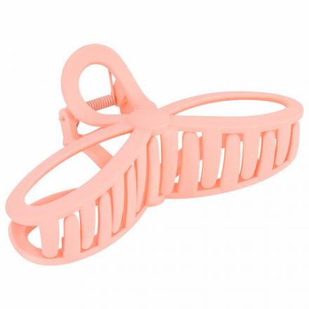 Краб для волос 12,5 см, soft-touch, розовый, MONTE VITA (МОНТЕ ВИТА), 457011