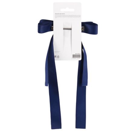 Заколка для волос аллигатор 15x26 см, с бантиком, с длинными хвостиками, АССОРТИ, MONTE VITA (МОНТЕ ВИТА), 457111 Заколка для волос аллигатор 15x26 см, с бантиком, с длинными хвостиками, АССОРТИ, MONTE VITA (МОНТЕ ВИТА), 457111