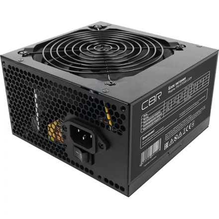 Блок питания CBR ATX 500W 80+ Bronze, APFC, 12cm fan, BOX,(PSU-ATX500-12GM)