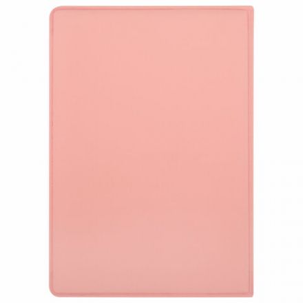 Обложка для паспорта, мягкий полиуретан, "PASSPORT", нежно-розовая, STAFF, 238403