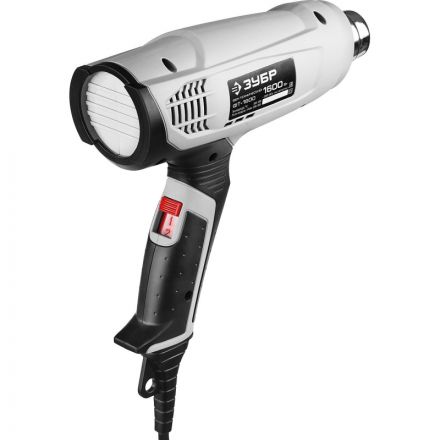 Фен технический  ЗУБР ФТ-1600, 3 насадки, 1600Вт