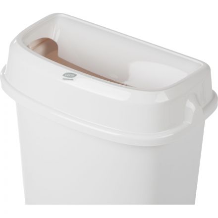 Корзина для мусора Luscan Prof Etalon 12л белый 151041