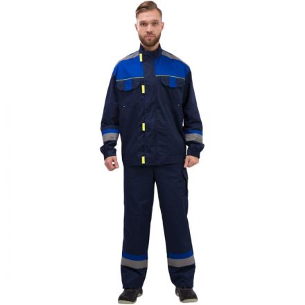 Полукомбинезон муж. л24-ПК синий (р.56-58) 182-188