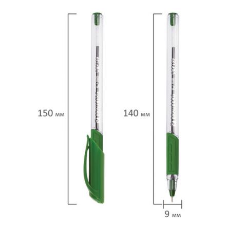 Ручка шариковая масляная BRAUBERG "Extra Glide GT", ЗЕЛЕНАЯ, трехгранная, узел 0,7 мм, линия письма 0,35 мм, 142921 Ручка шариковая масляная BRAUBERG "Extra Glide GT", ЗЕЛЕНАЯ, трехгранная, узел 0,7 мм, линия письма 0,35 мм, 142921