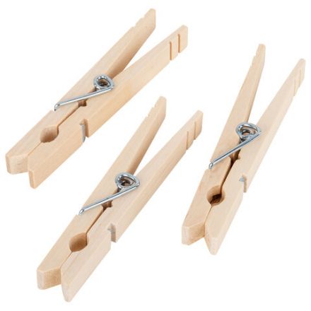 Прищепки бельевые 8,4 см, КОМПЛЕКТ 20 штук, дерево, PRIMILA (ПРИМИЛА) WOOD, 700513