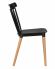 Набор 4 шт Стул обеденный DOBRIN THEO, ножки светлый бук, цвет черный (B-03)