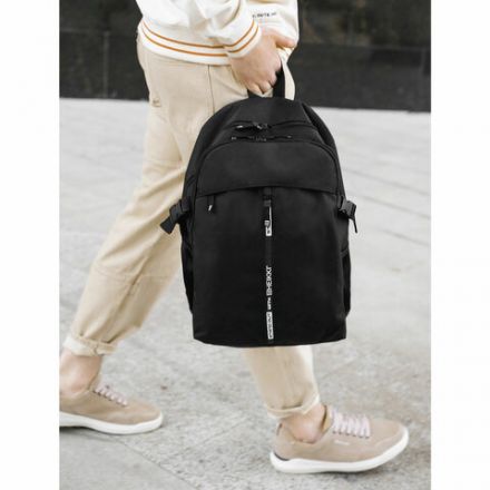 Рюкзак HEIKKI CHOICE (ХЕЙКИ) универсальный, 2 отделения, багажная лента, черный, 42х32х13 см, 272537