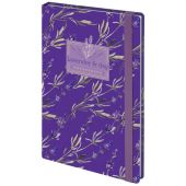 Ежедневник недатированный с резинкой А5 (145х203 мм), BRAUBERG, твердый, 128 л., "Лаванда", 114556 Ежедневник недатированный с резинкой А5 (145х203 мм), BRAUBERG, твердый, 128 л., "Лаванда", 114556