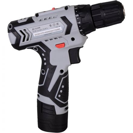 Дрель-шуруповерт аккумуляторная РЕСАНТА 12В, ДА-12-2ЛК  (75/14/2)